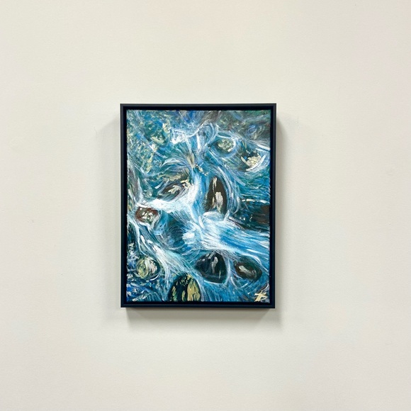 Original Artwork Acrylic Painting ~ River Rocks - Picture 3 of 5